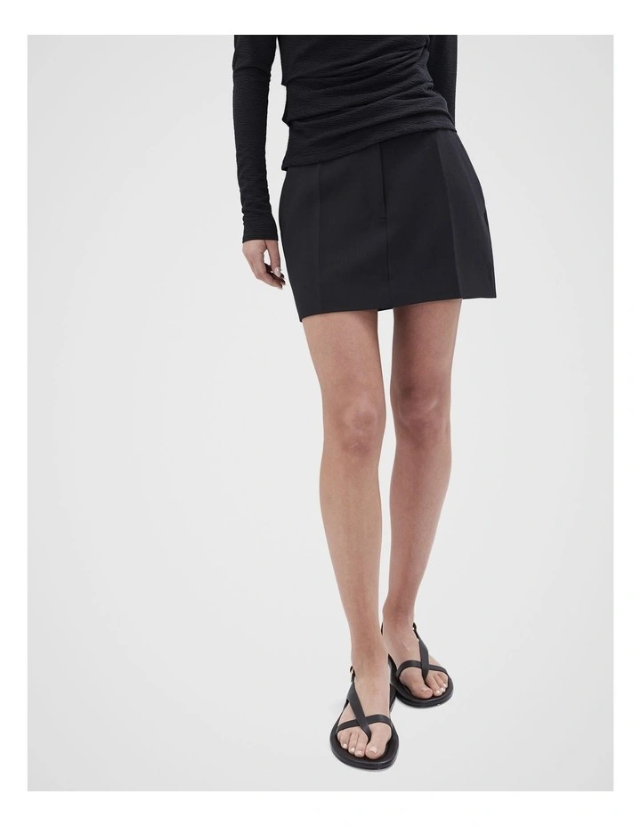 Gemma Leather Sandal in Black image 2