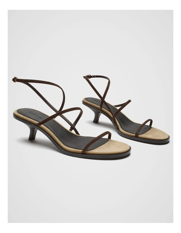 Meadow Leather Heel in Brown image 1