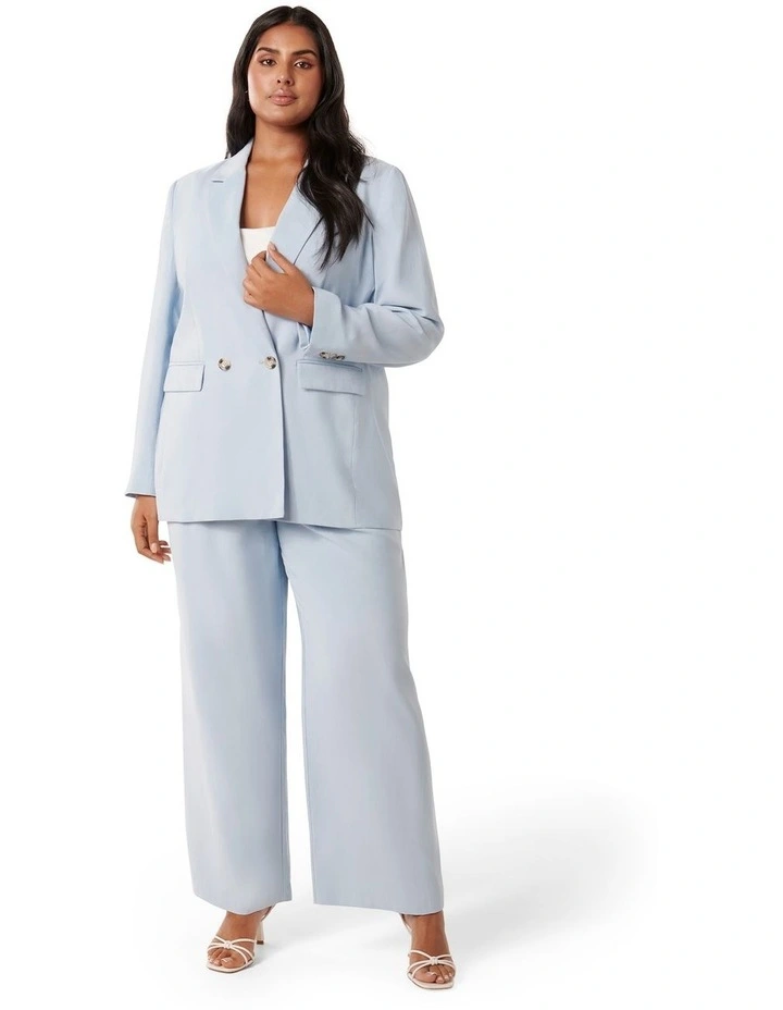 Fran Double Breasted Blazer in Blue image 5