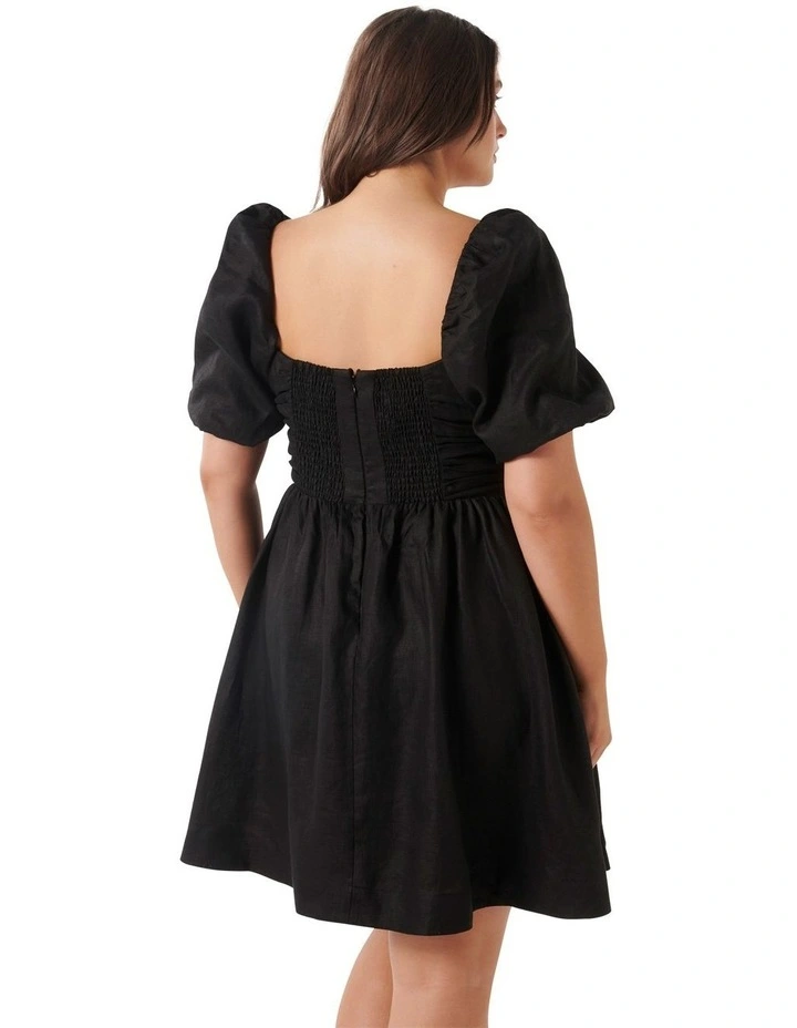 Phoebe Mini Dress in Black image 2