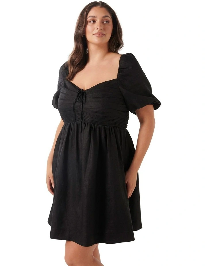 Phoebe Mini Dress in Black image 3