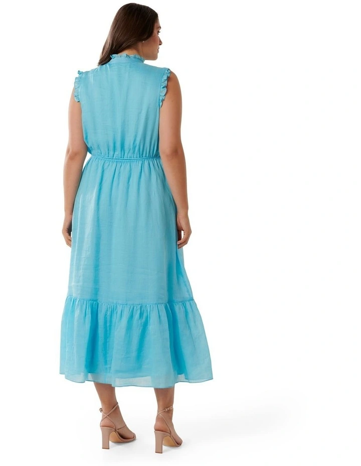 Jazelle Midi Dress in Blue image 2