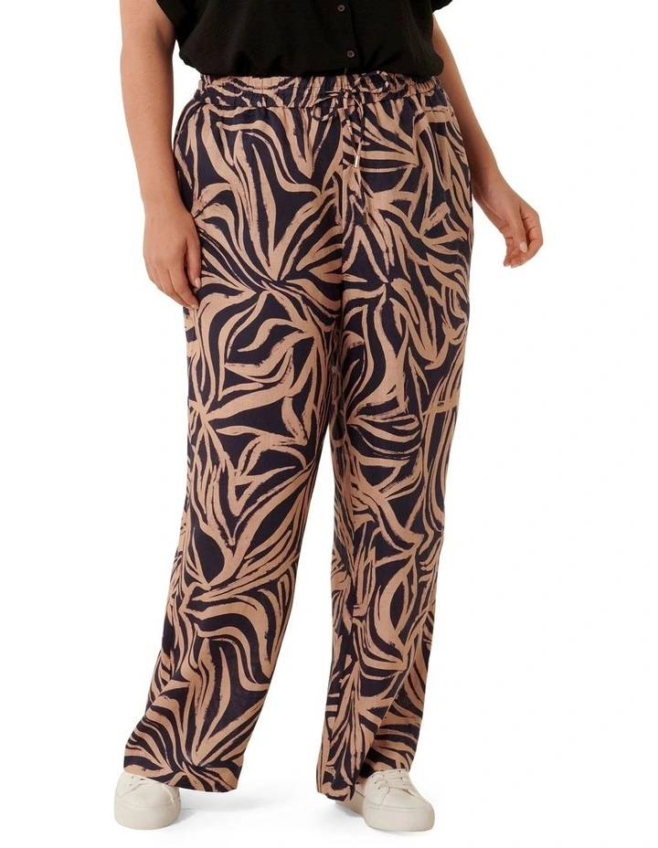 Livy Linen Pants in Navy image 1