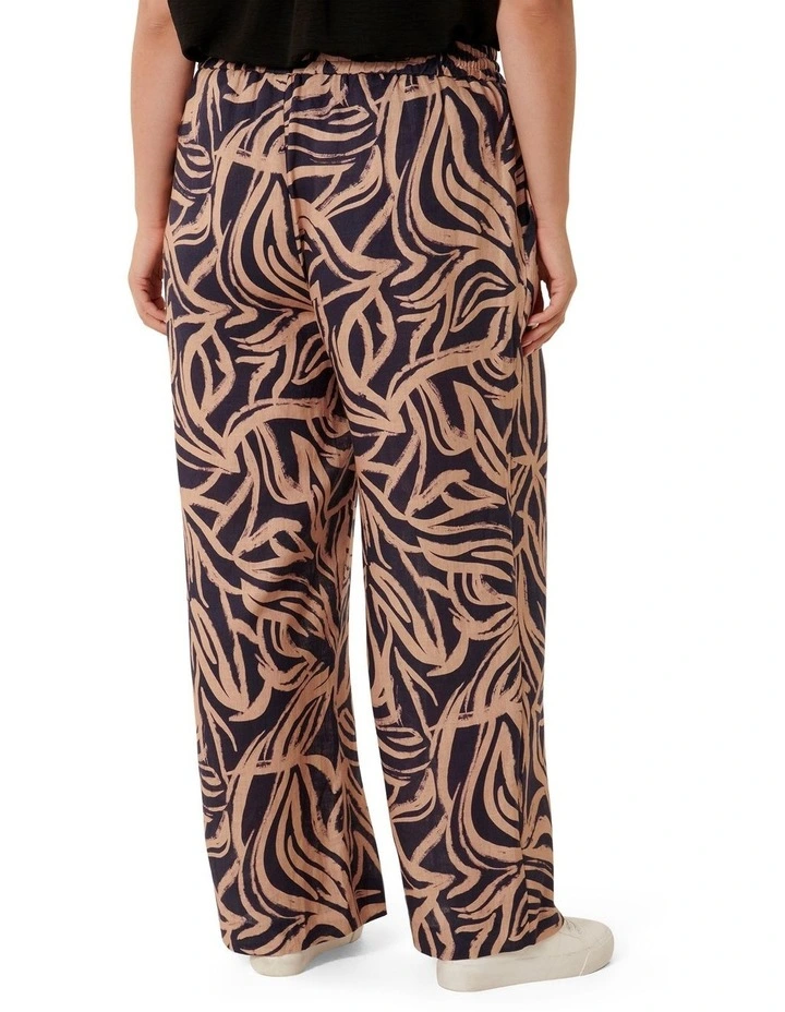 Livy Linen Pants in Navy image 2