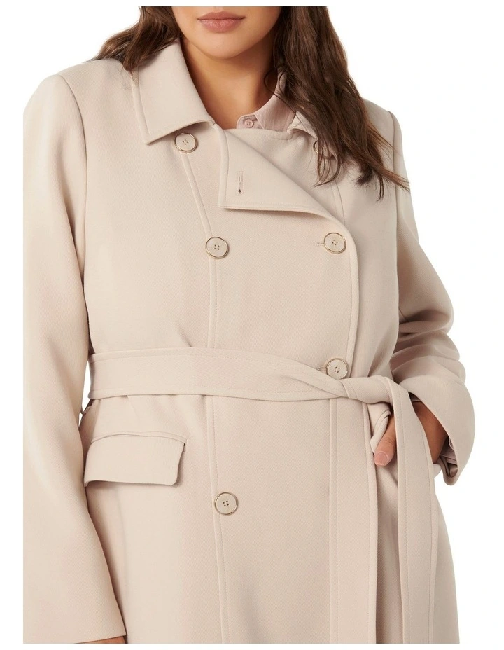 Cindy Classic Trench Coat in Camel image 4