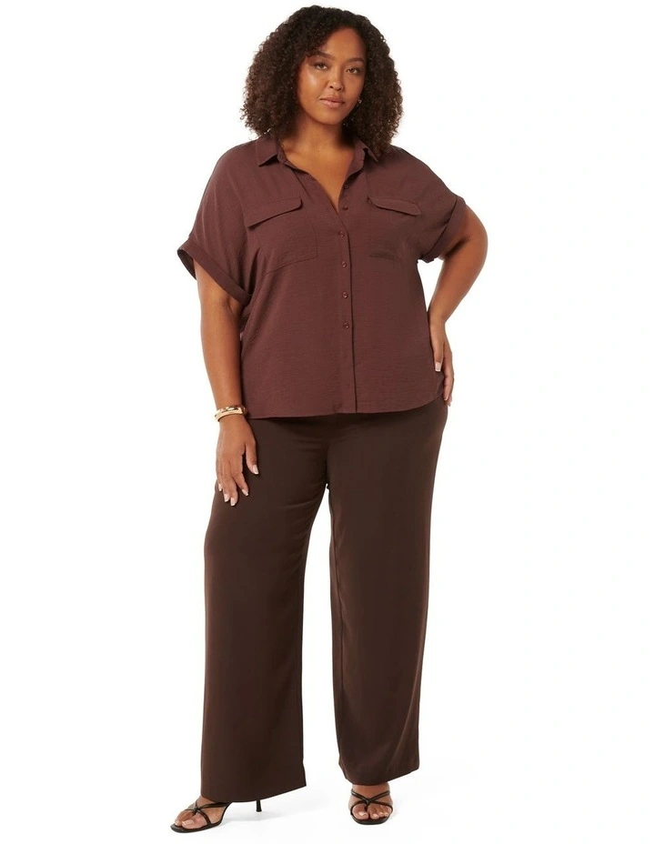 Sawyer Oversized Shirt in Brown image 5