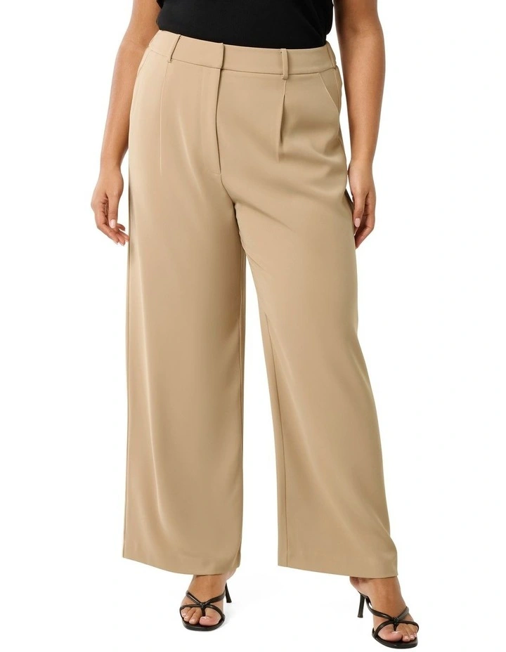 Primrose High Waisted Pants in Beige image 1