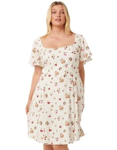Tillie Tile Printed Mini Dress in Multi