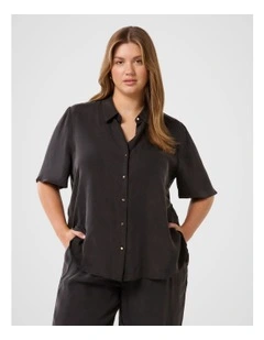 Betsy Cupro Shirt in Black