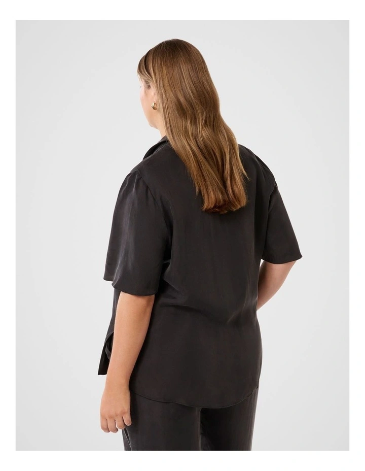 Betsy Cupro Shirt in Black image 2