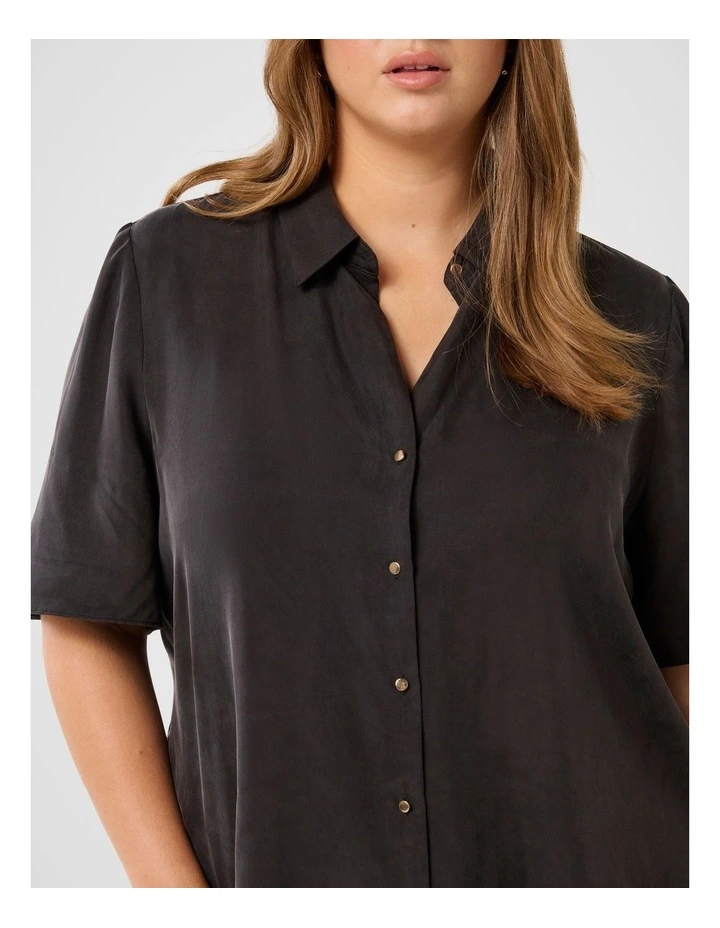 Betsy Cupro Shirt in Black image 4