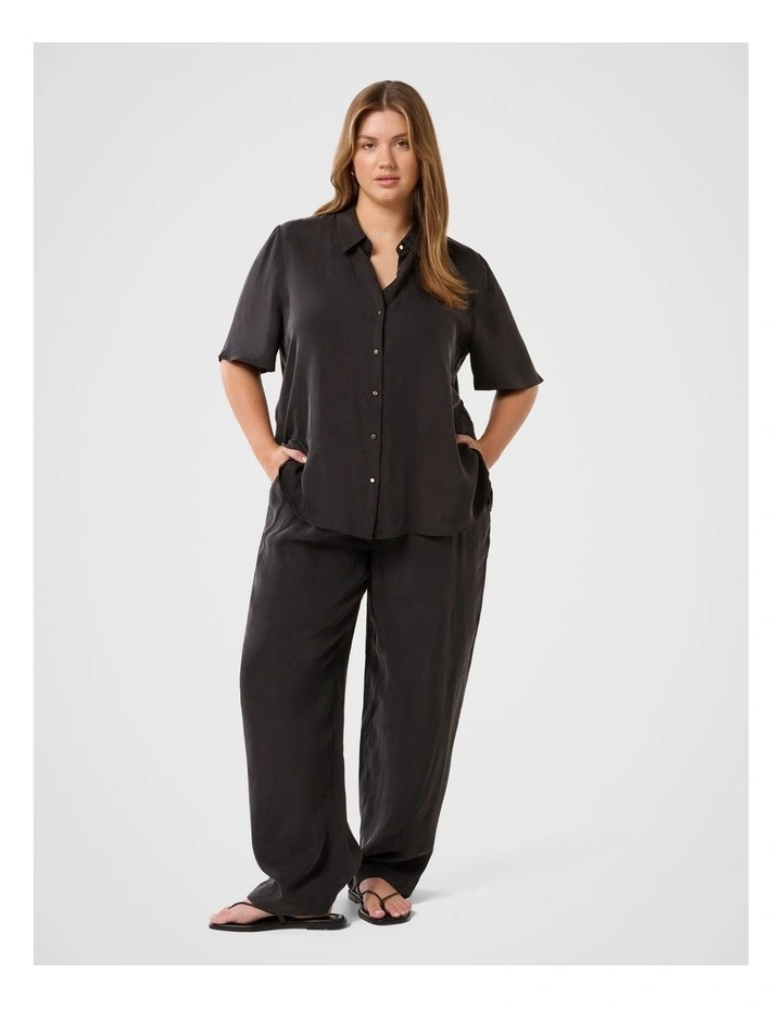 Betsy Cupro Shirt in Black image 5