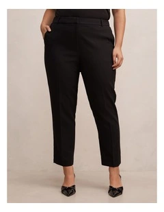 Asher Tapered Pant in Black