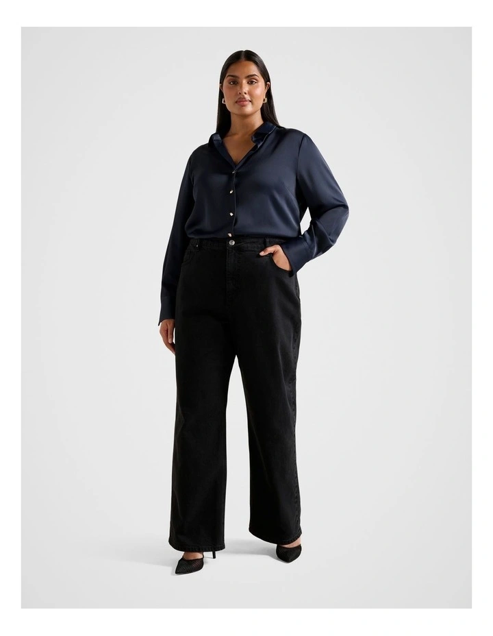 Fiona Textured Shirt in Navy image 5