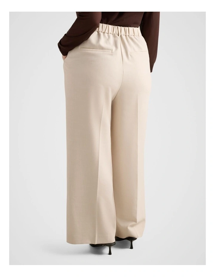 Lulu Wide Leg Pant in Cream image 2