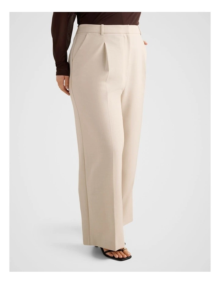 Lulu Wide Leg Pant in Cream image 3