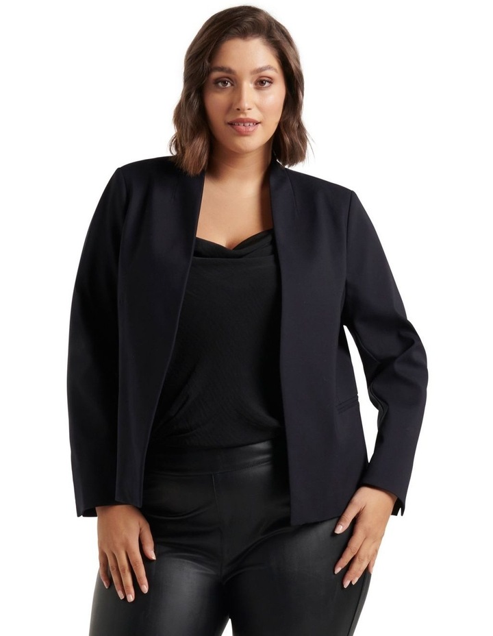 Ally Fitted Blazer Navy