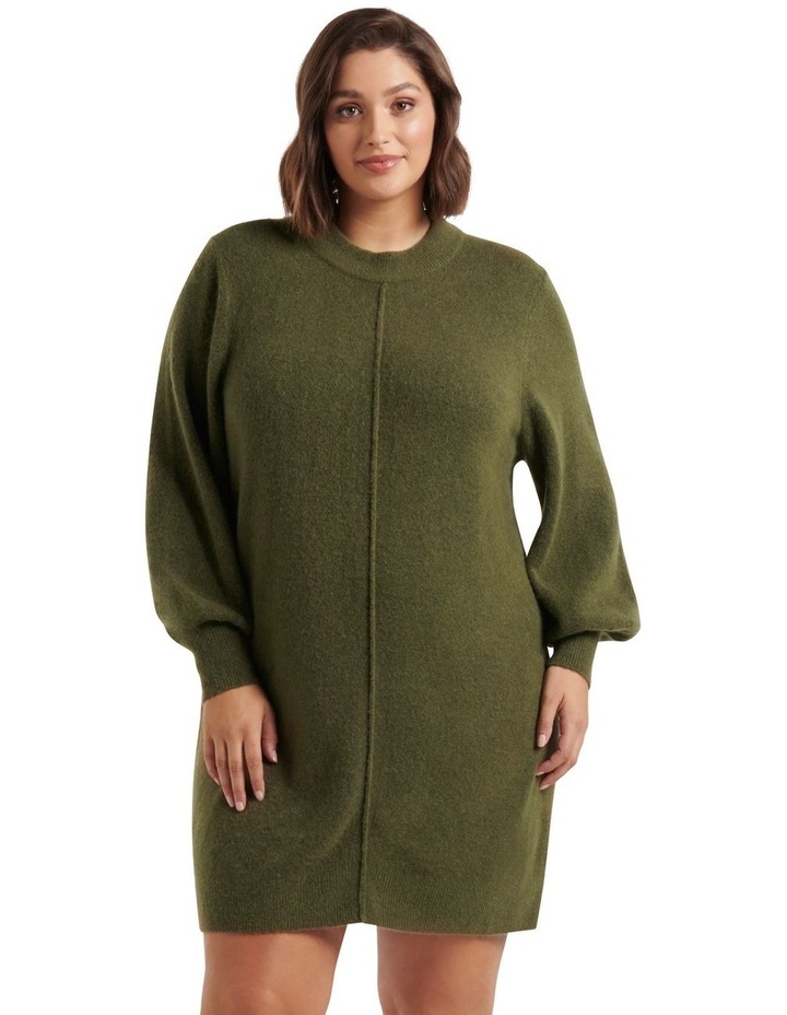 Camila Mini Knit Dress Oregano