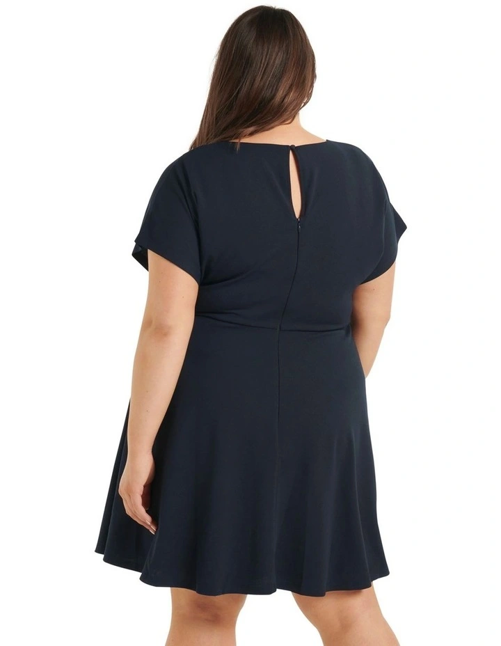 Darby Workwear Dress in Navy image 2
