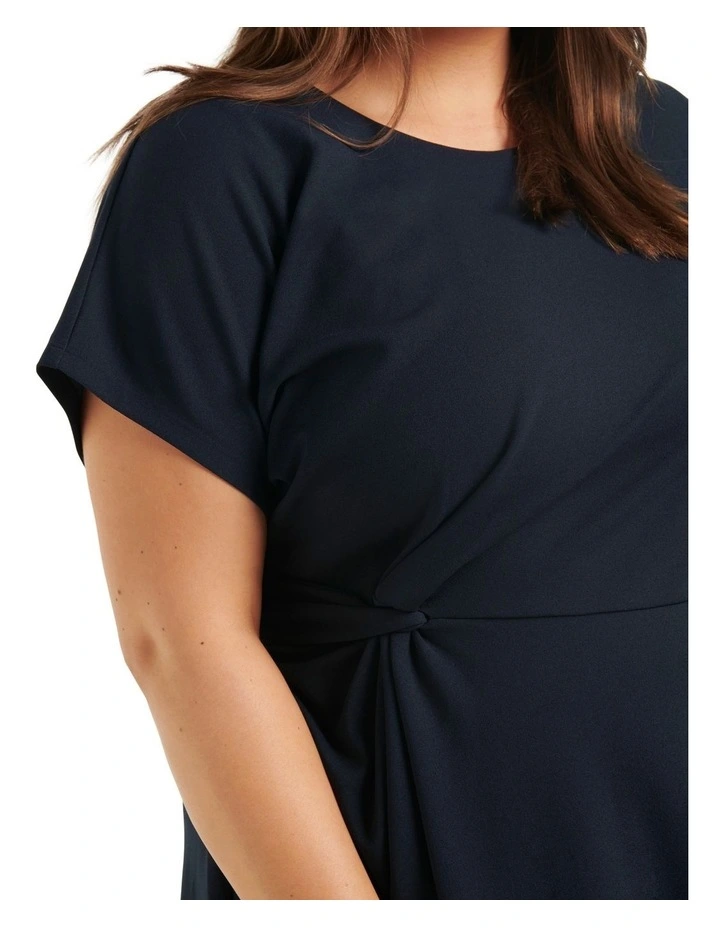 Darby Workwear Dress in Navy image 4