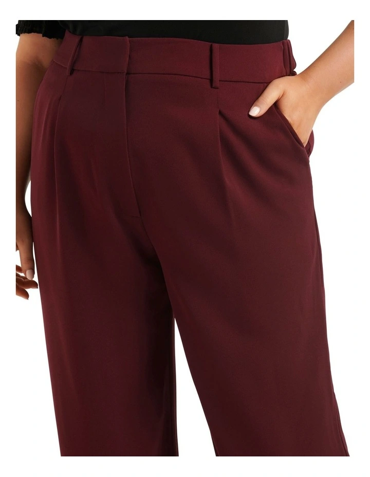 Primrose High Waisted Pants in Red image 4