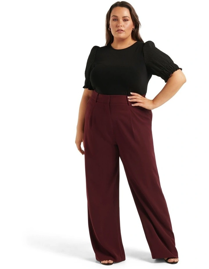Primrose High Waisted Pants in Red image 5