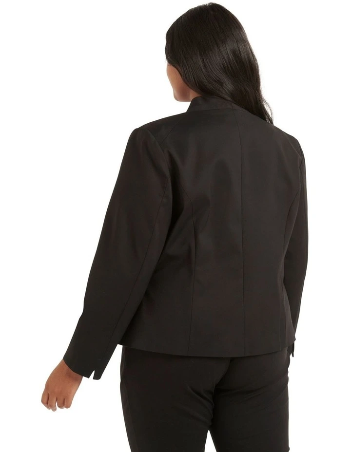 Alice Fitted Blazer in Black image 2