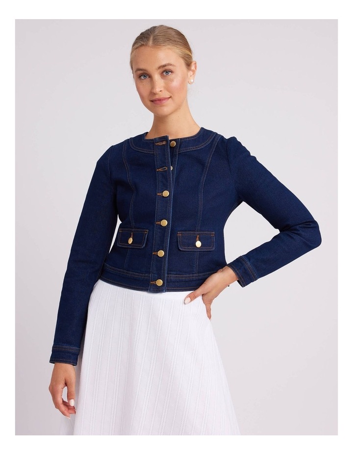 Taylah Denim Jacket in Indigo