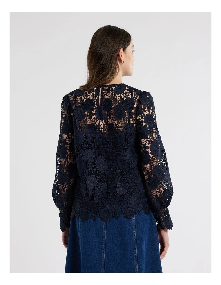 Katrina Blouse in Ink image 3