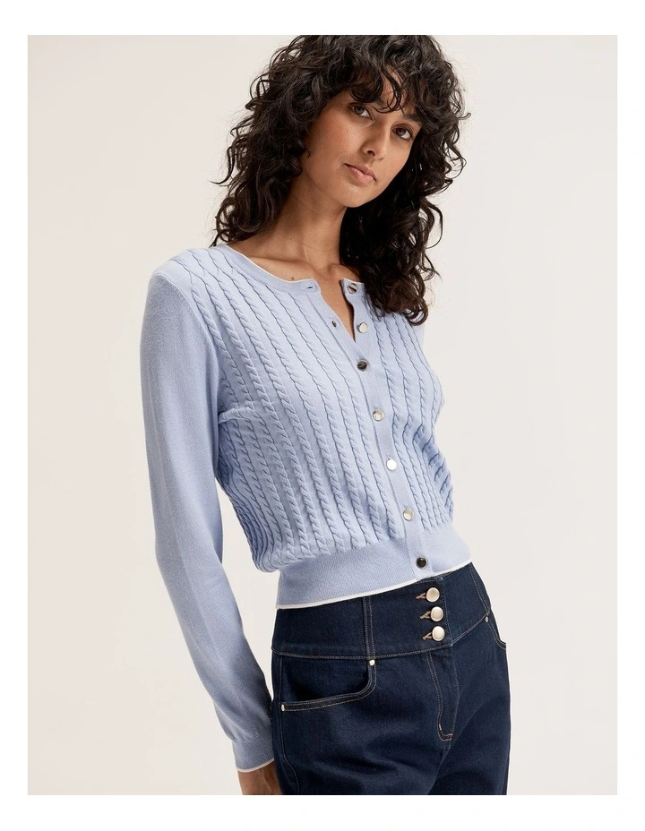 Caspian Cardi in Blue image 3