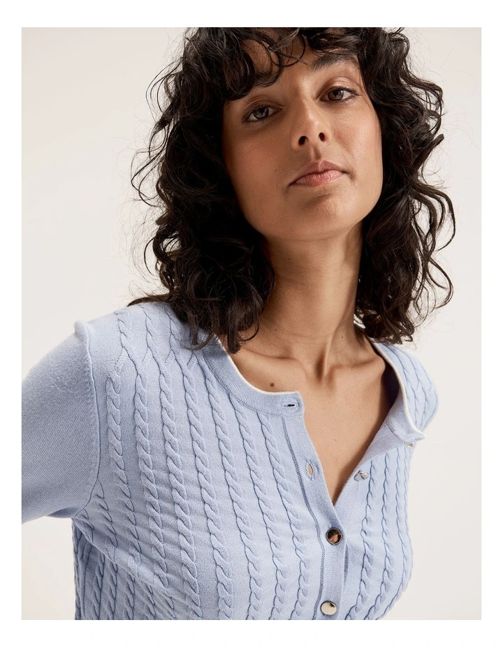 Caspian Cardi in Blue image 4