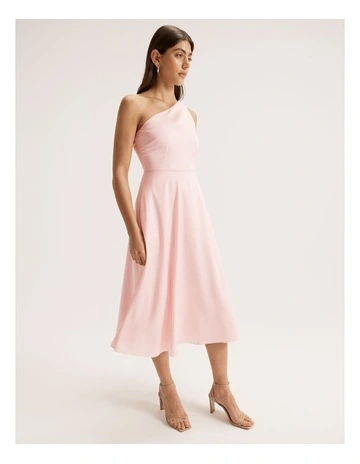 Montreal Asymmetric Dress in Pink