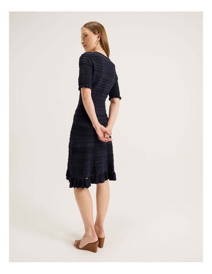 Le Jardin Knit Dress in Ink image 2