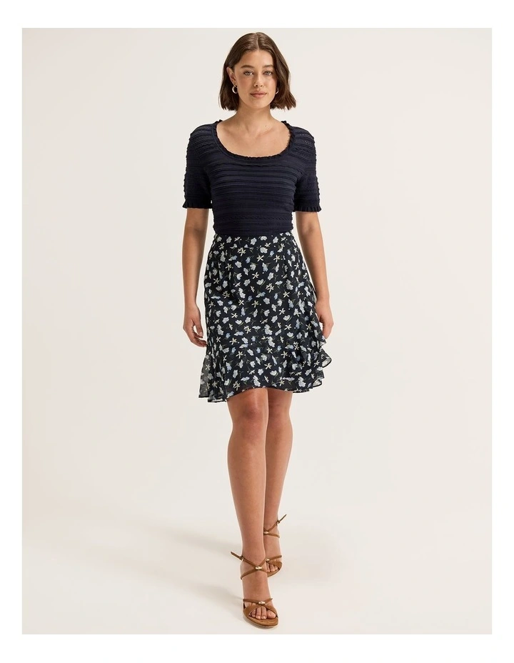 Le Jardin Knit Top in Ink image 6