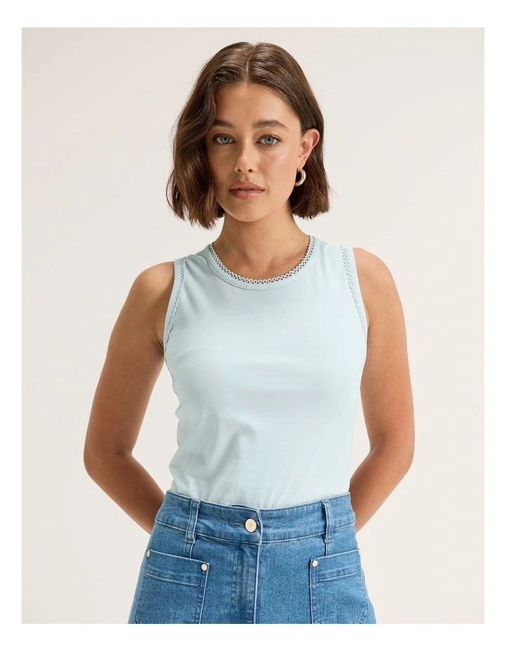 Provence Top in Cornflower image 1