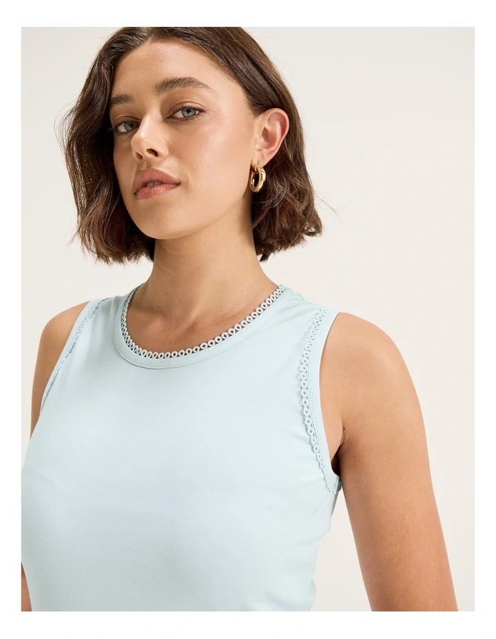 Provence Top in Cornflower image 3