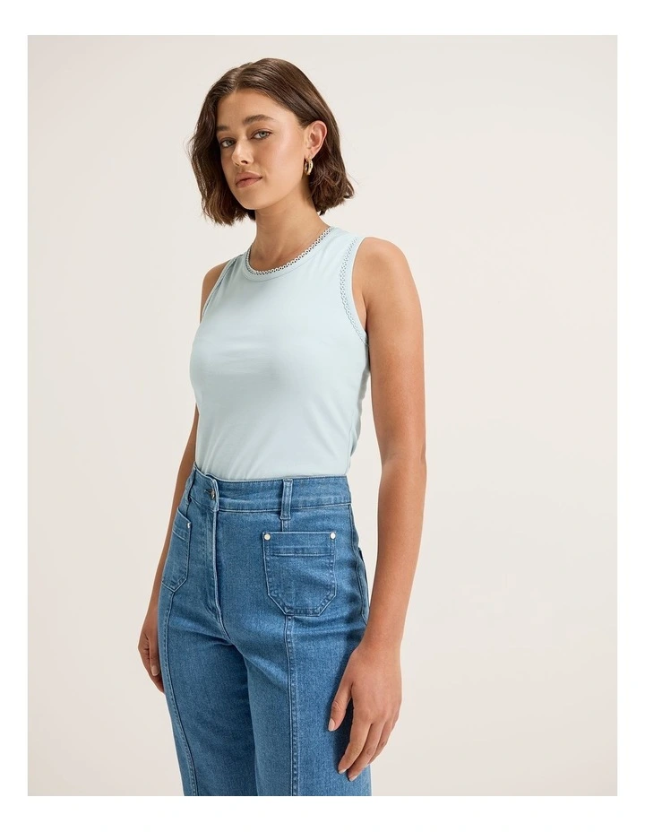 Provence Top in Cornflower image 4