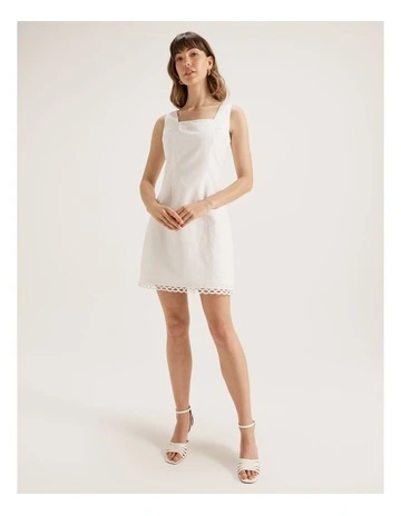Summer Mini Dress in Cream