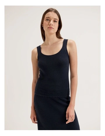 Carlo Knit Cami in Ink