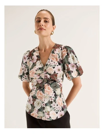 Botanico Noir Shirt in Black