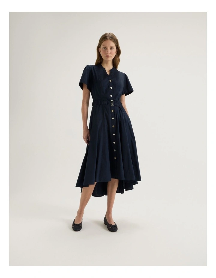 Marketa Shirtdress in Ink image 1