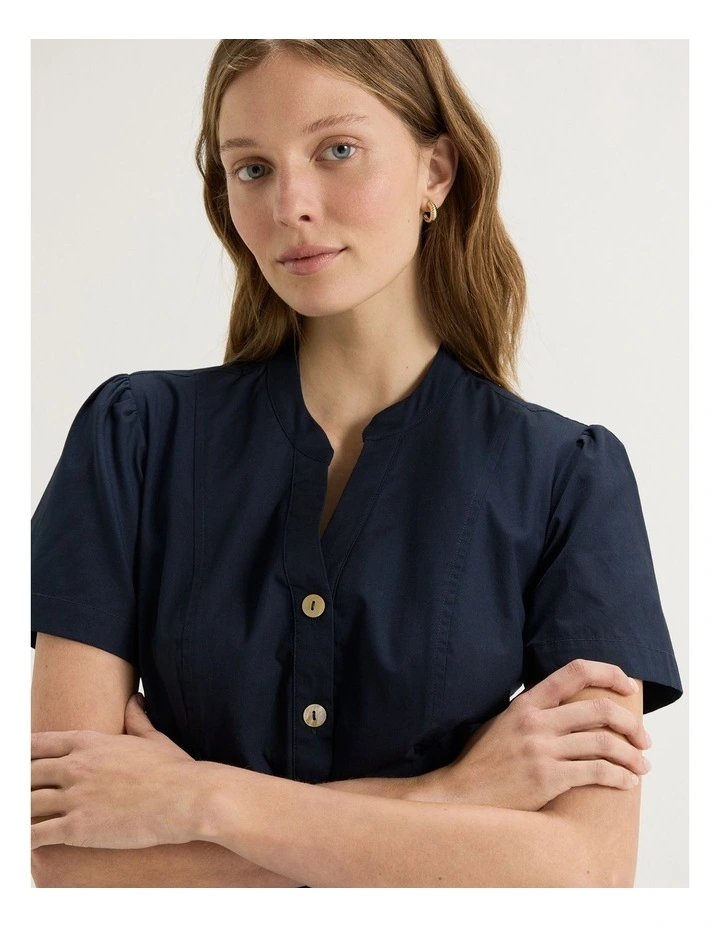 Marketa Shirtdress in Ink image 3