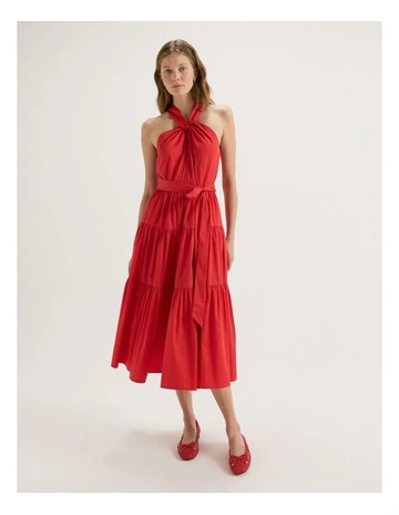 Carmen Dress in Tomato