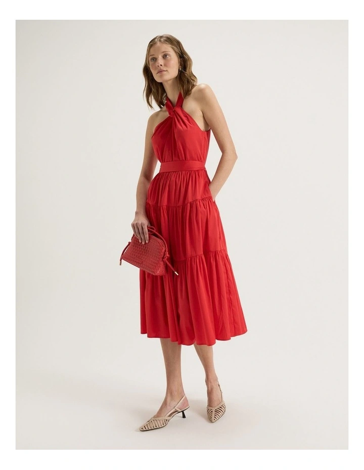 Carmen Dress in Tomato image 6