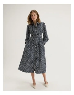 Casa Shirtdress in Ink