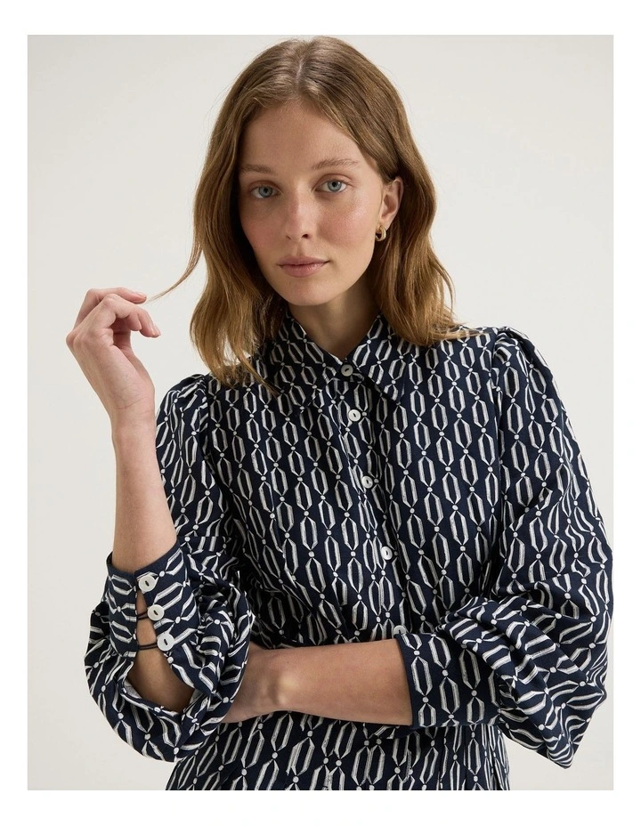 Casa Shirtdress in Ink image 3