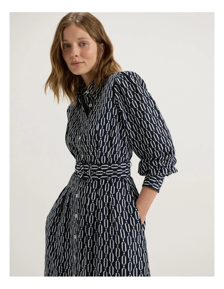 Casa Shirtdress in Ink image 4