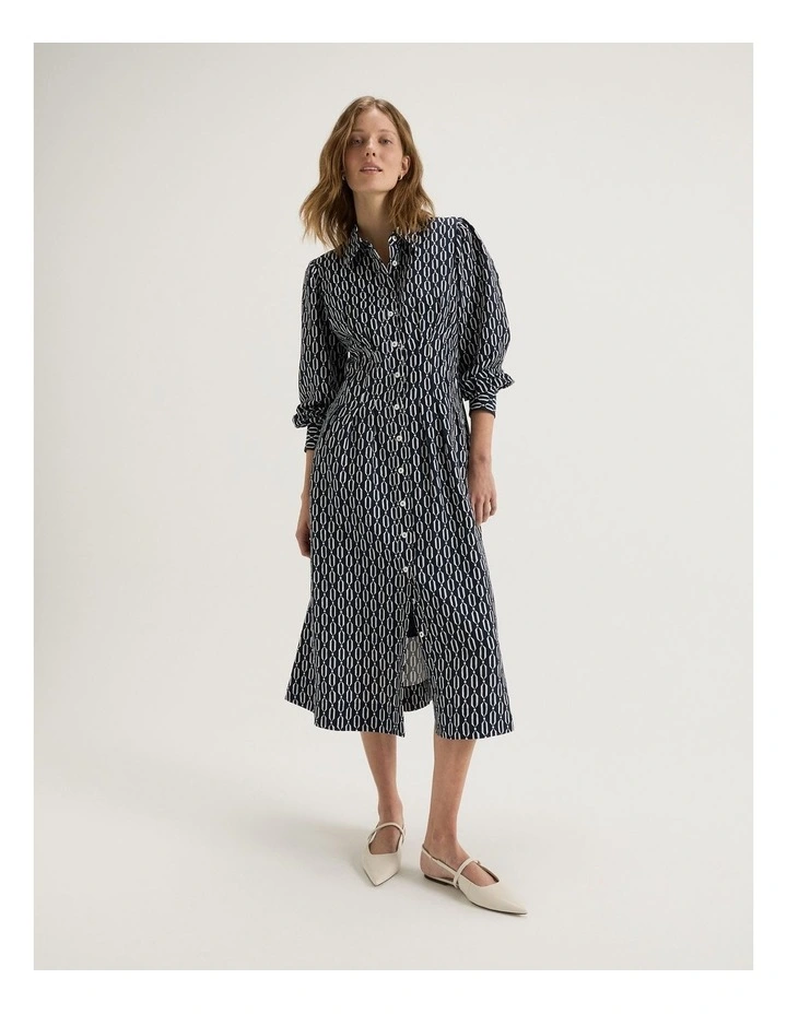 Casa Shirtdress in Ink image 6