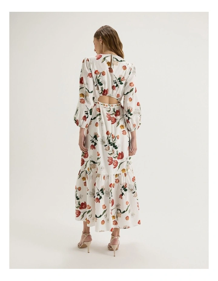 Gardenia Maxi Dress in Ivory image 2