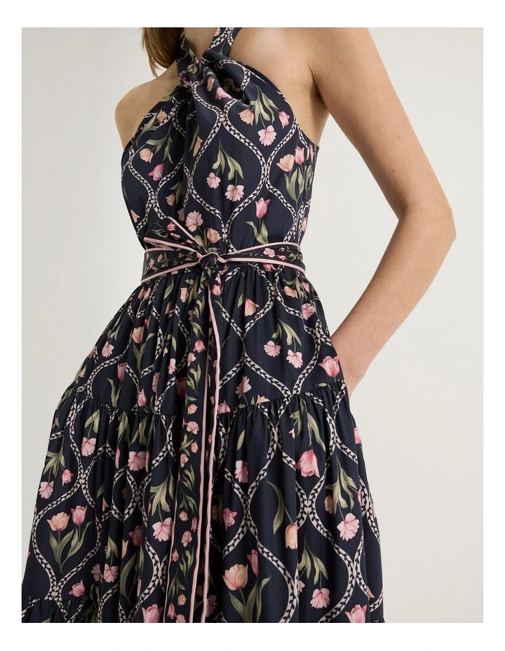 Tulip Dress in Ink image 4